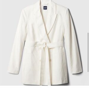 GAP LINEN DOUBLE BREASTED BLAZER